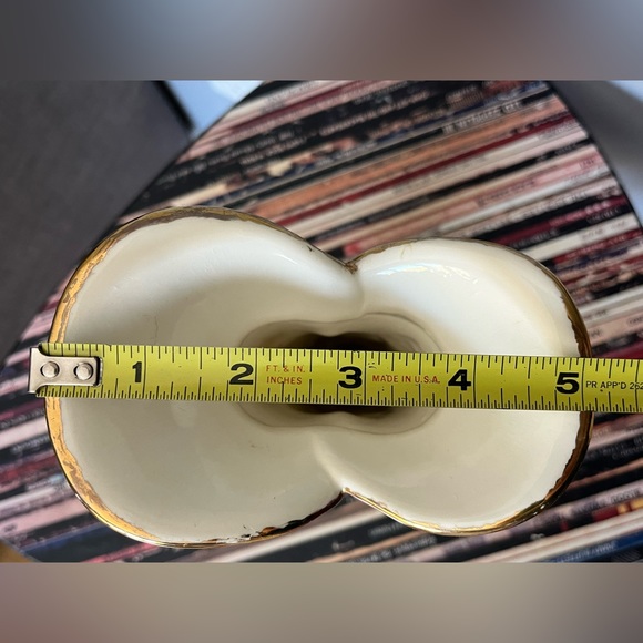 Vintage hand painted ceramic vase - Picture 6 of 7